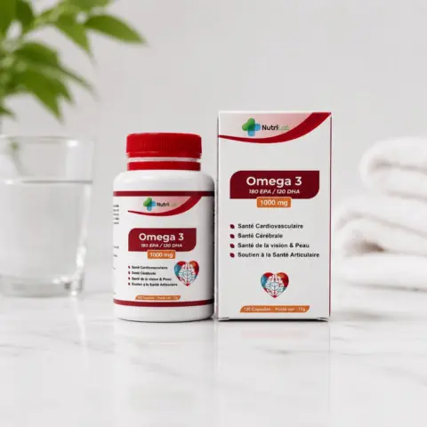Oméga 3 1000 mg – 180 EPA / 120 DHA | 120 Capsules